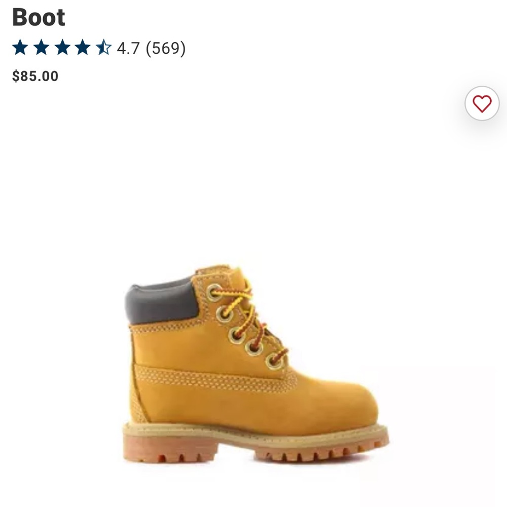 Brand New Toddler Timberland Boots